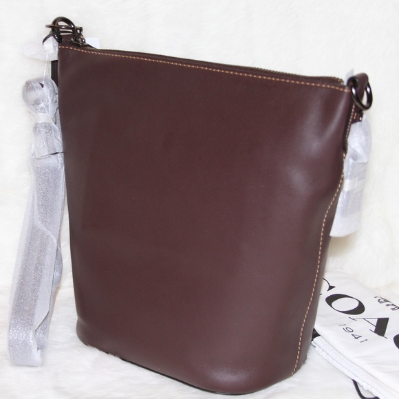 COACH Designer Bag Original Archive Duffle Leather Shoulder Crossbody - Picture 3 of 13